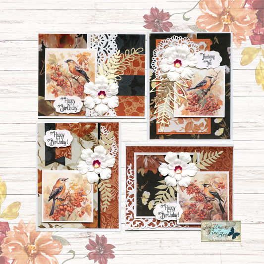Birds and Berries Card Kit