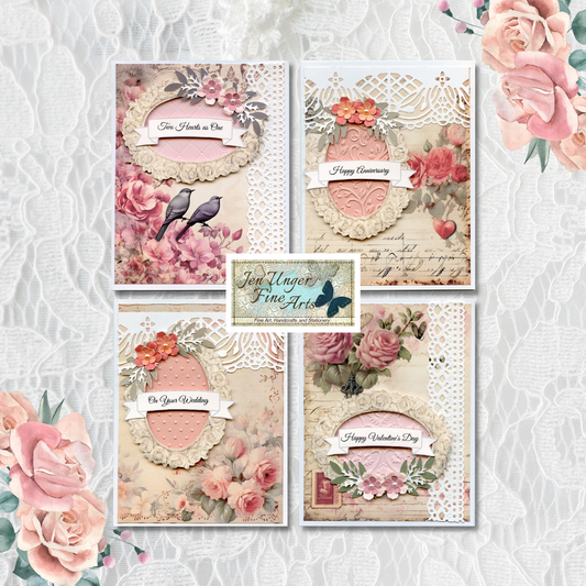 Roses, Lace and Love Cardmaking Kit