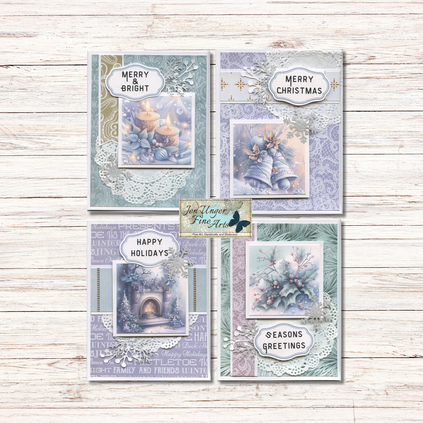 Pastel Christmas Card Making Kit