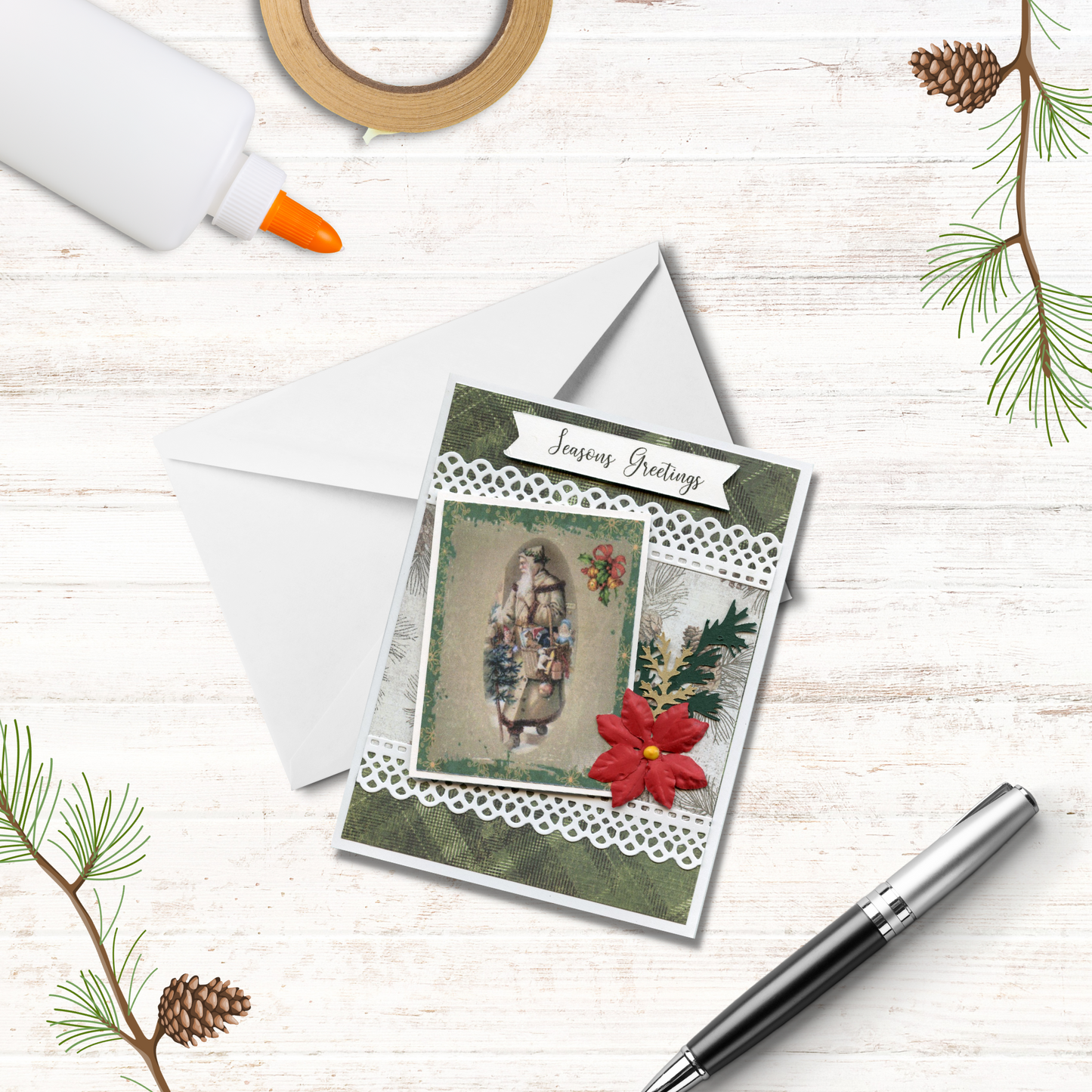 Father Christmas Cardmaking Kit