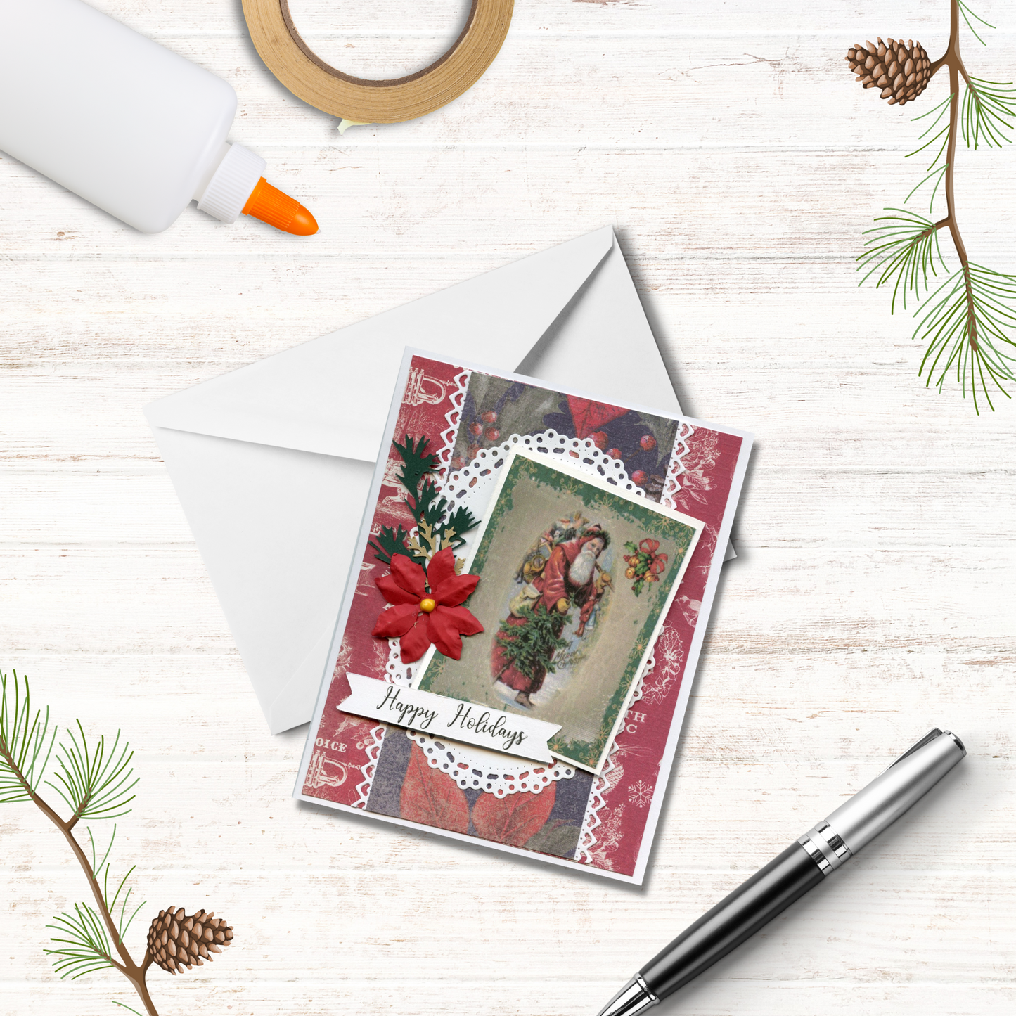 Father Christmas Cardmaking Kit