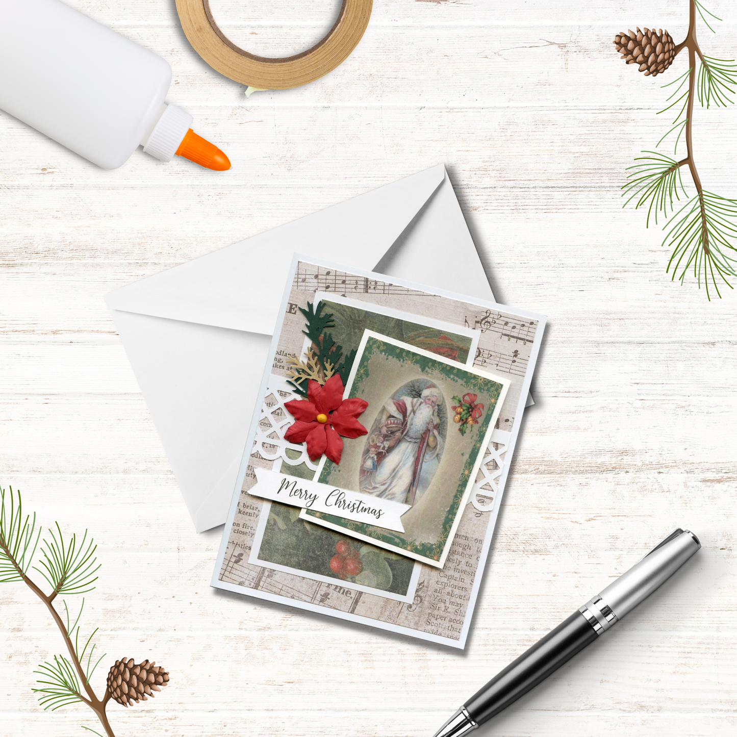 Father Christmas Cardmaking Kit