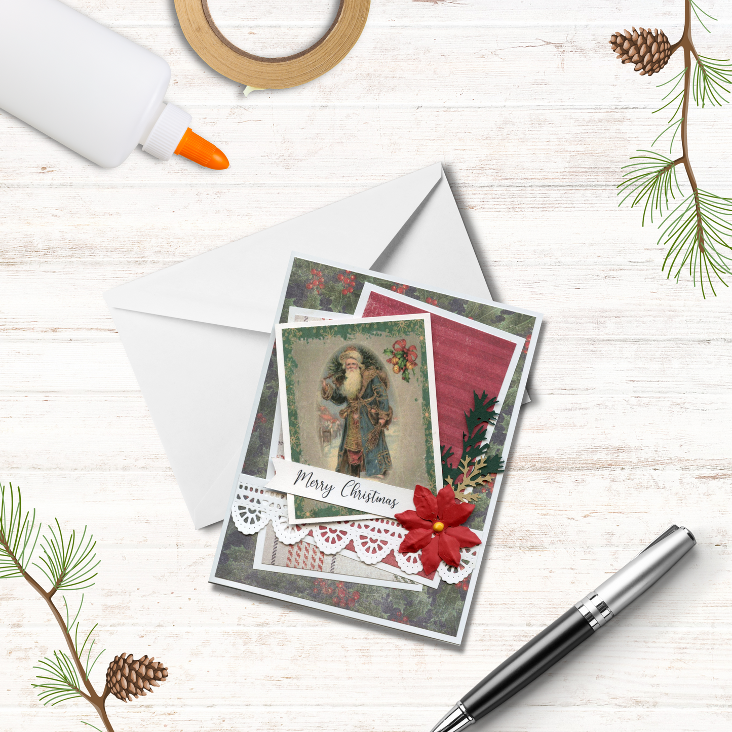 Father Christmas Cardmaking Kit