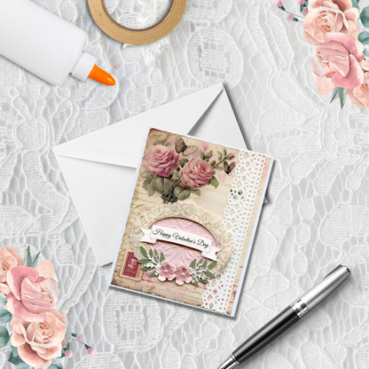 Roses, Lace and Love Cardmaking Kit