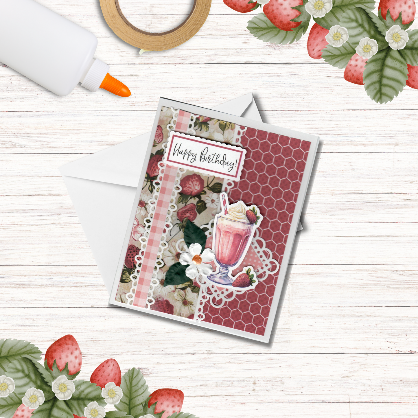 Cardmaking Kit- Strawberry Season