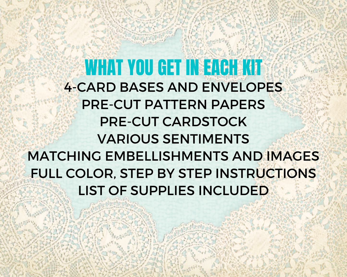 Pastel Christmas Card Making Kit