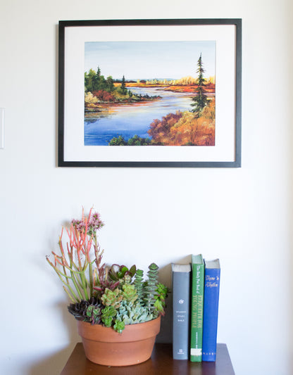 Autumn Splendor, Limited Edition Print, 11 X 14, Signed and Numbered. Unframed.
