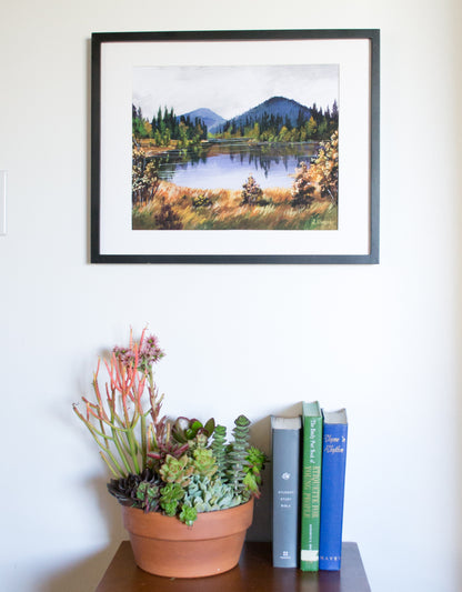 Autumn Foothills, Limited Edition Print, 11 X 14 Signed and Numbered. Unframed.