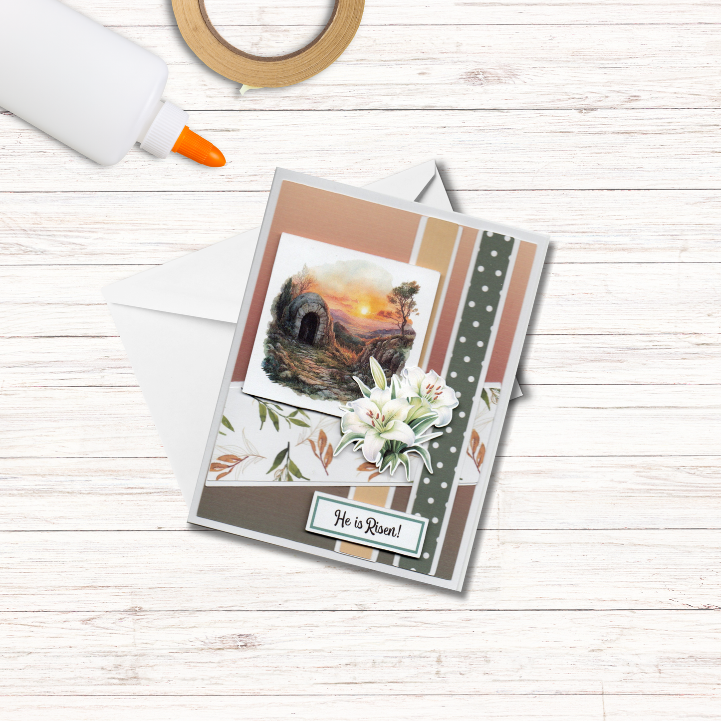 Cardmaking kit, He is Risen