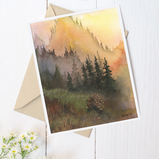 Postcard Mountain Study