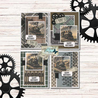 All Aboard, Cardmaking Kit, July 2024
