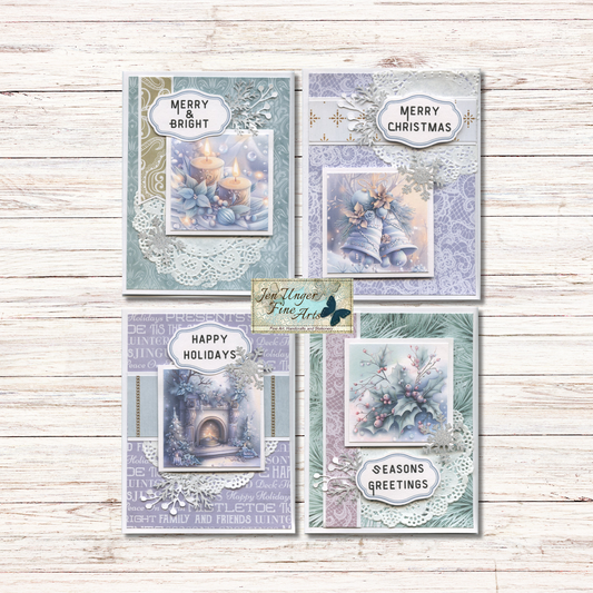 Pastel Christmas Card Making Kit