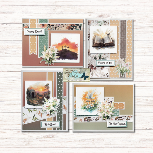 Cardmaking kit, He is Risen