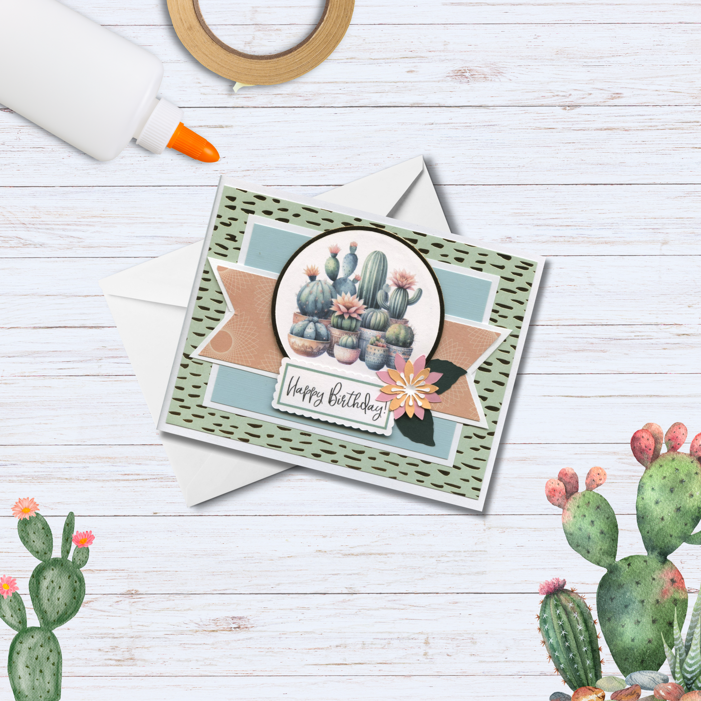 Cardmaking Kit, Sunny Succulents