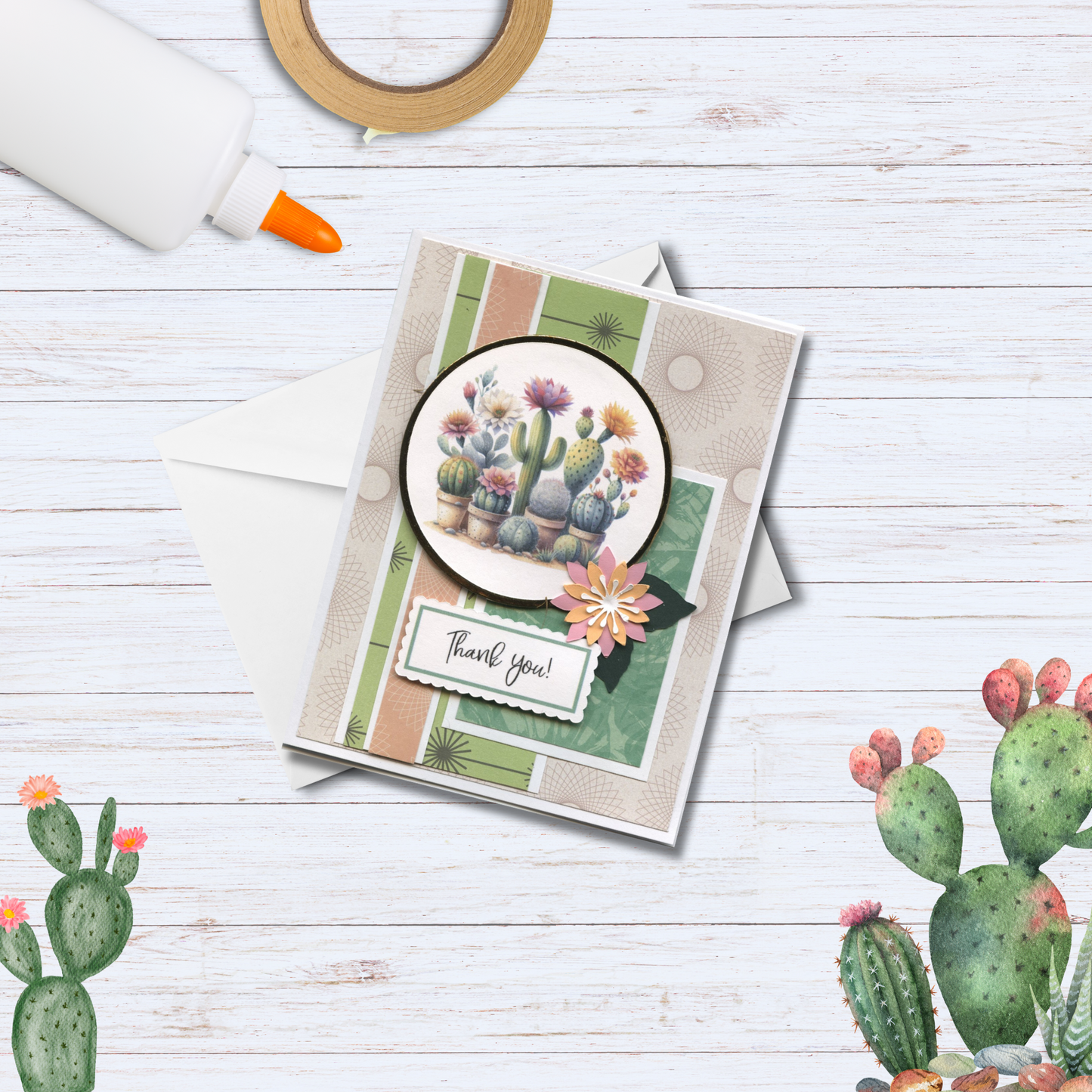 Cardmaking Kit, Sunny Succulents