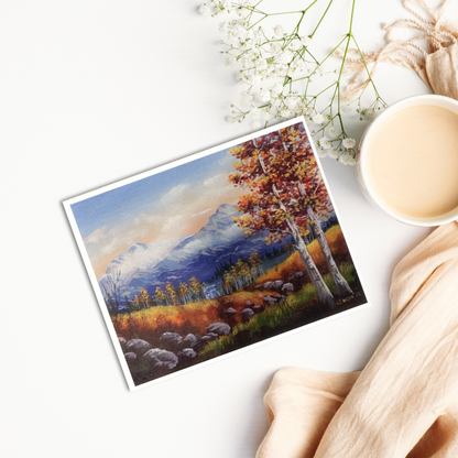 Autumn Oasis Postcard
