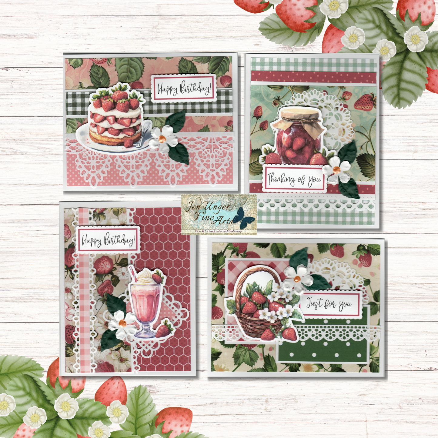 Cardmaking Kit- Strawberry Season