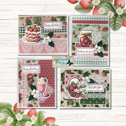 Cardmaking Kit- Strawberry Season