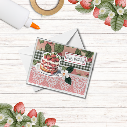 Cardmaking Kit- Strawberry Season