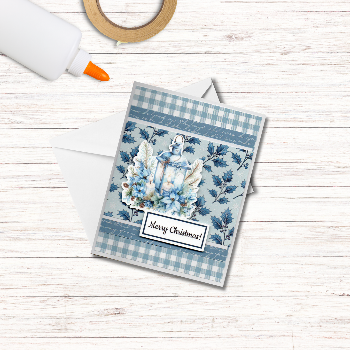 Cardmaking Kit, Blue Christmas