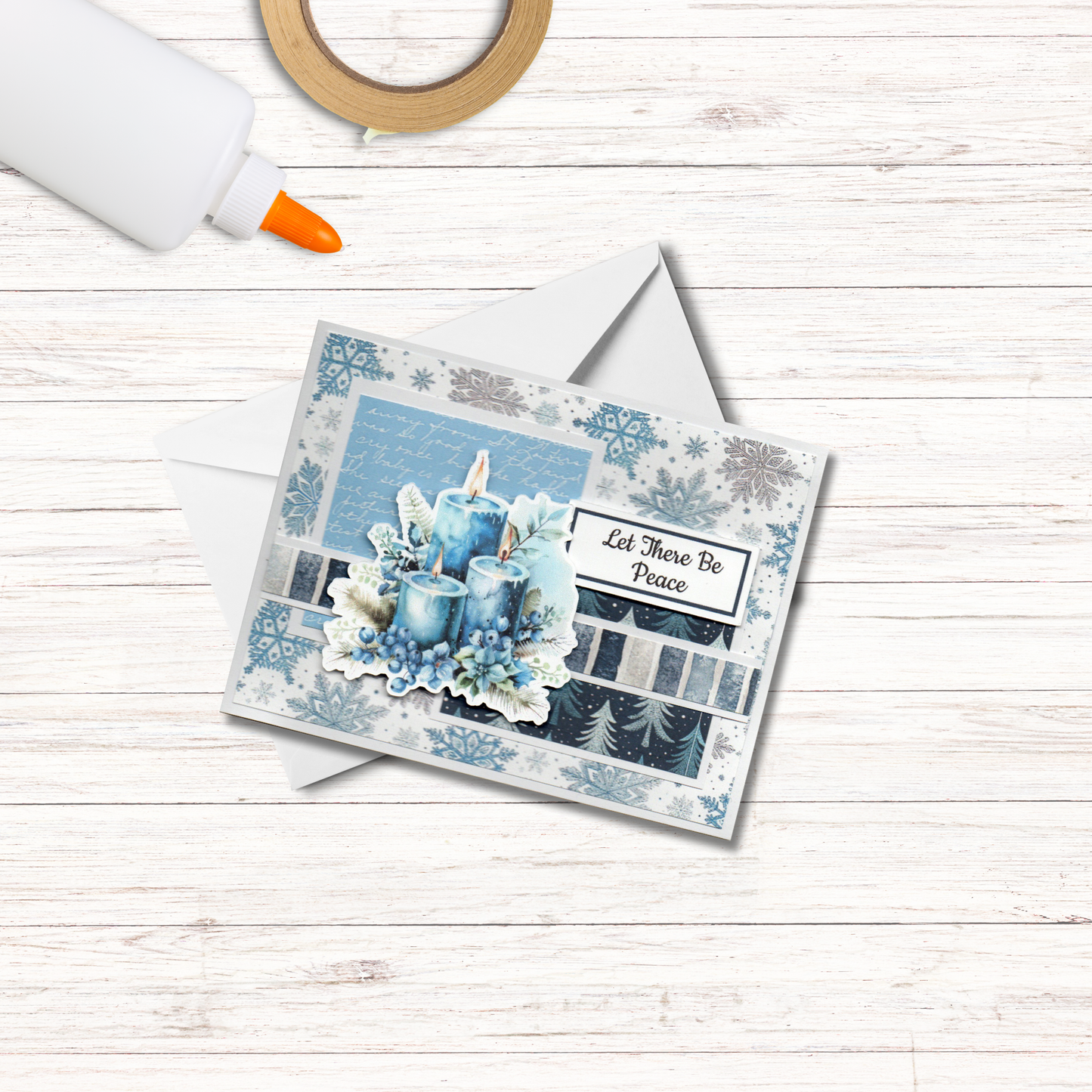 Cardmaking Kit, Blue Christmas