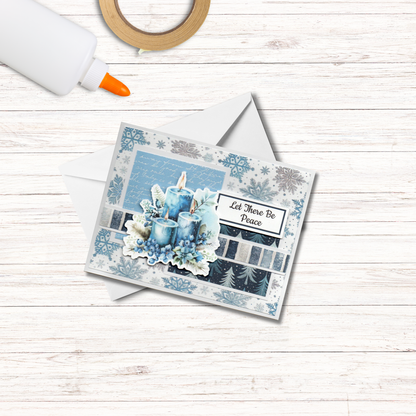 Cardmaking Kit, Blue Christmas