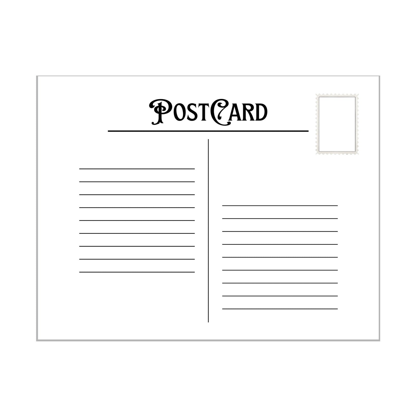 Breaking Through Postcard